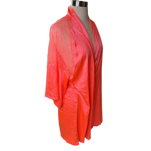 Victorias Secret Robe Womens Satin Lace Silky Intimate Extra Small - Picture 4 of 16